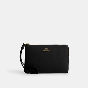 Coach Corner Zip Wristlet